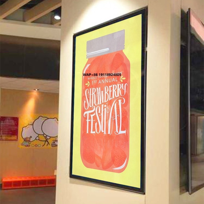 Outdoor Lighting Restaurant - Outdoor Advertising LED Light Box Aluminum