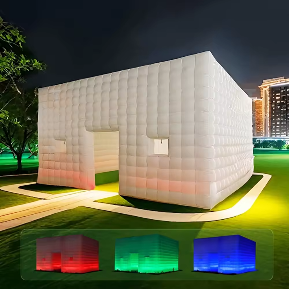 Outdoor Lighting Rental For Party - 26FT Large LED Inflatable Air Club
