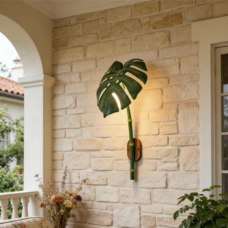 Outdoor Lighting Restaurant - Modern Home Decoration Outdoor Bionic Bamboo