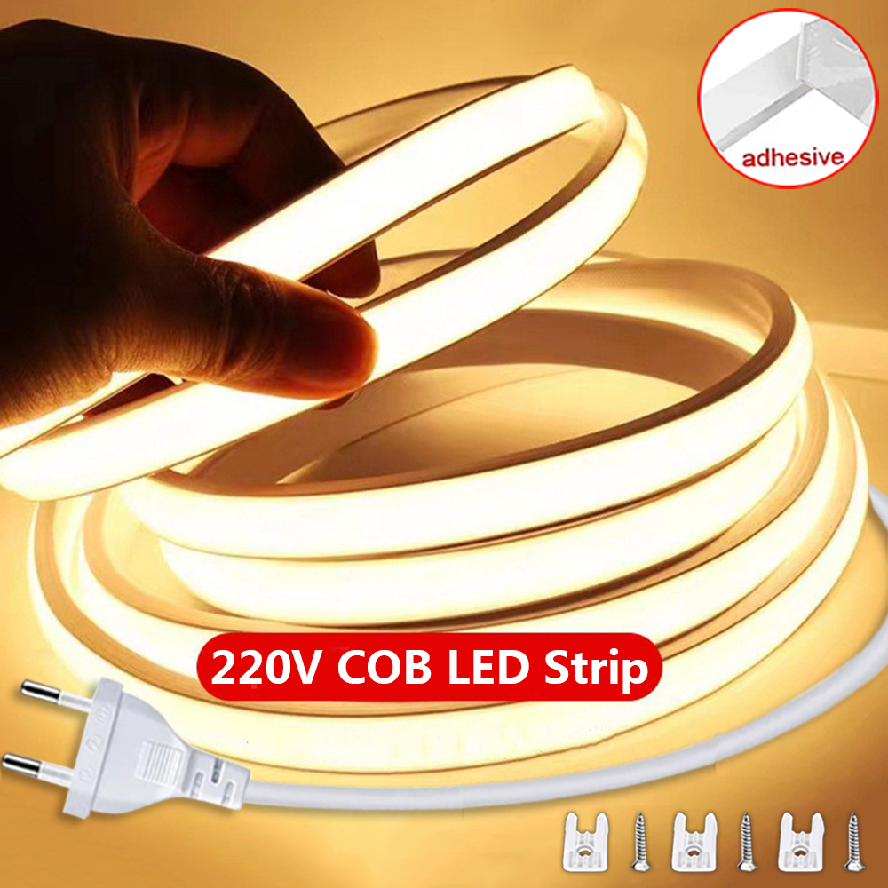 Outdoor Lighting Restaurant - 220V Cob LED Tape High Brightness