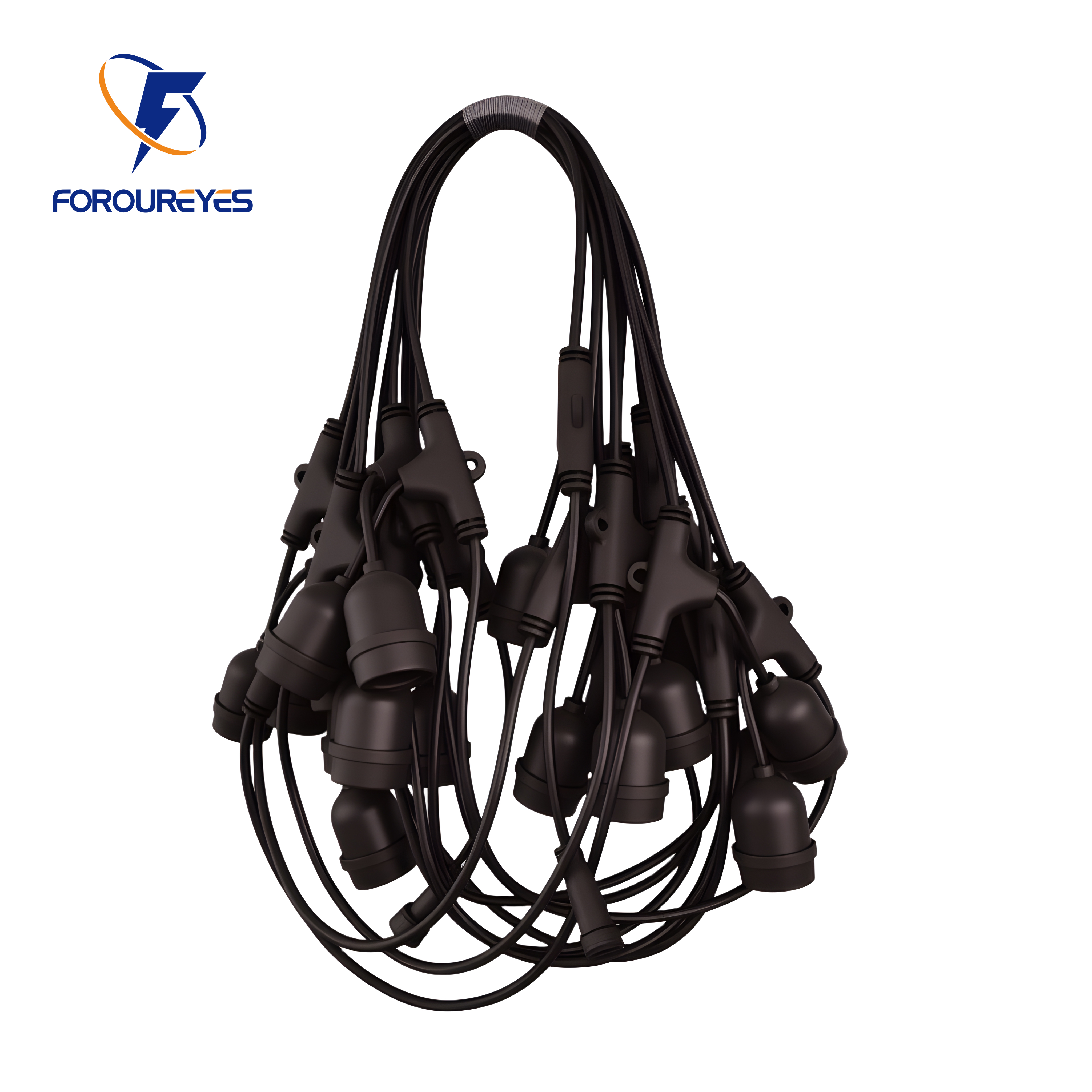Outdoor Lighting Extension Cord - 10/20/30m E27 Commercial Grade Waterproof For