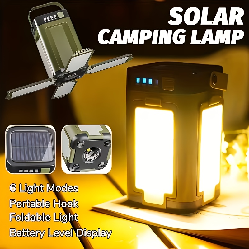 Solar Outdoor Portable Camping - Outdoor Lighting Lamps reseña y precio