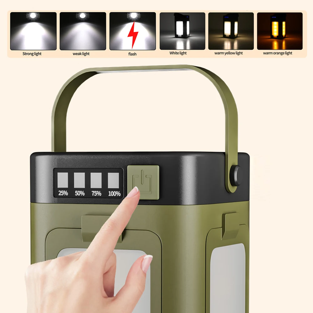 Solar Outdoor Portable Camping - Outdoor Lighting Lamps reseña y precio