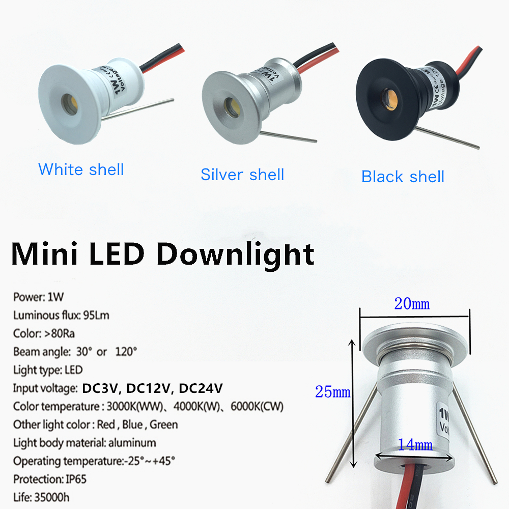 1W Small Downlight Recessed Ce - Outdoor Lighting Restaurant reseña y precio