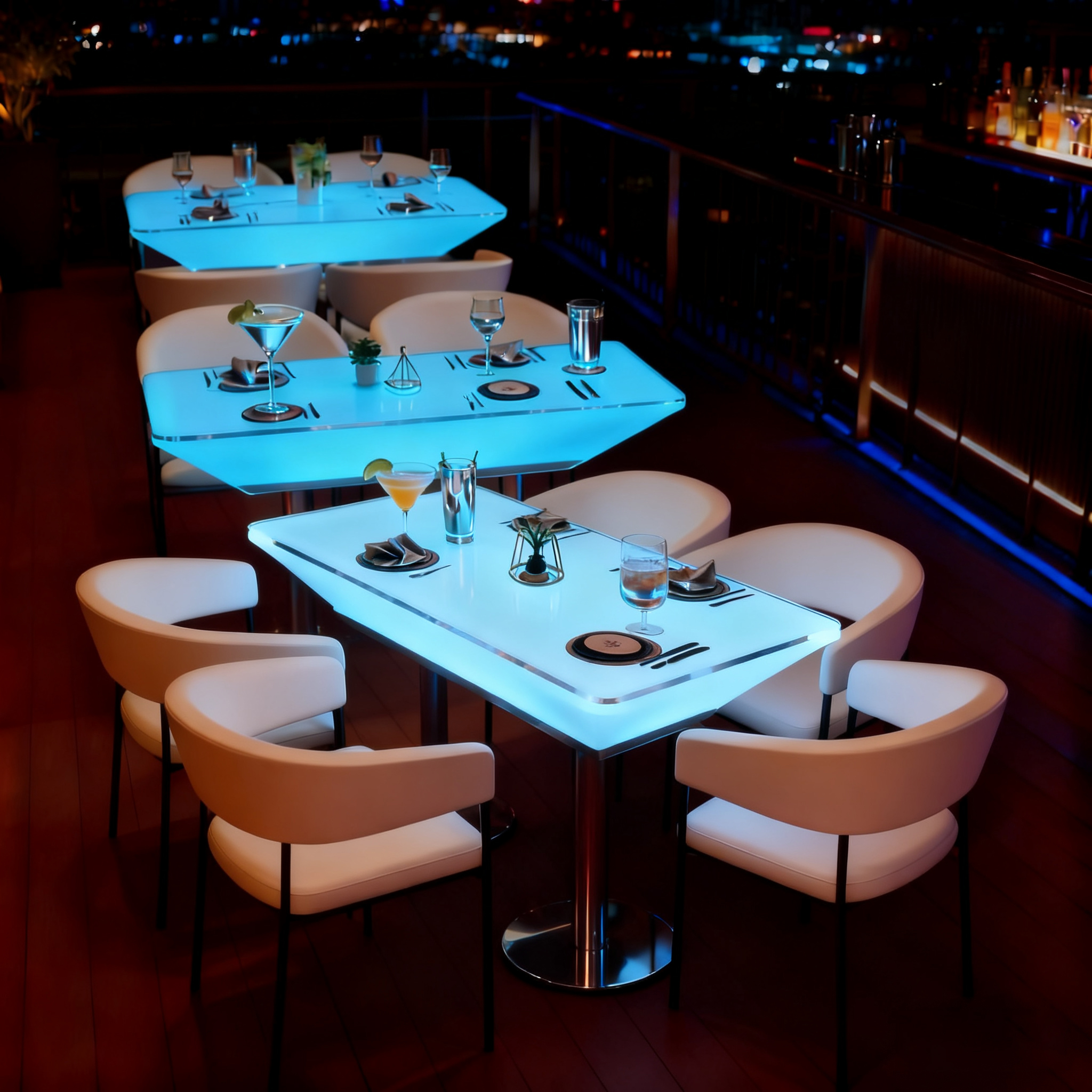 LED Decorative Dining Table Re - Outdoor Lighting Rental For Party reseña y precio