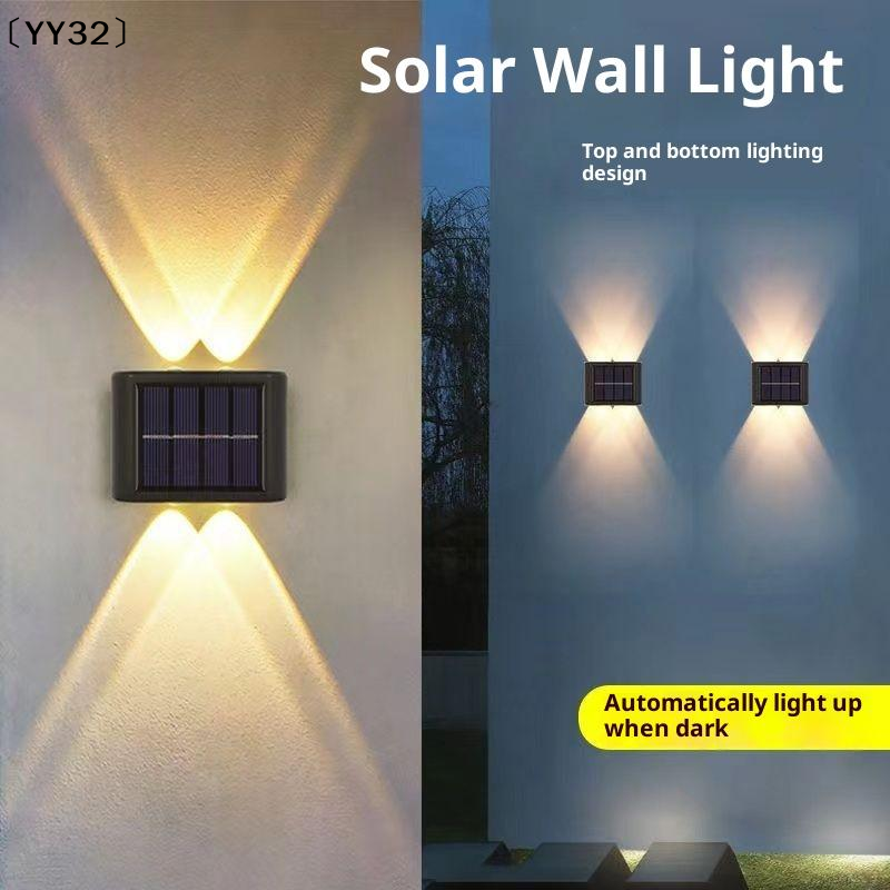 4-10 LED Solar Lamp Outdoor Wa - Outdoor Lighting With Outlet reseña y precio