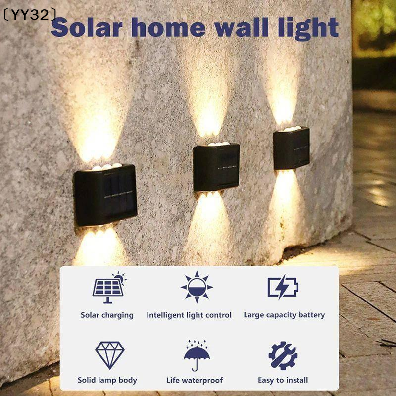 4-10 LED Solar Lamp Outdoor Wa - Outdoor Lighting With Outlet reseña y precio