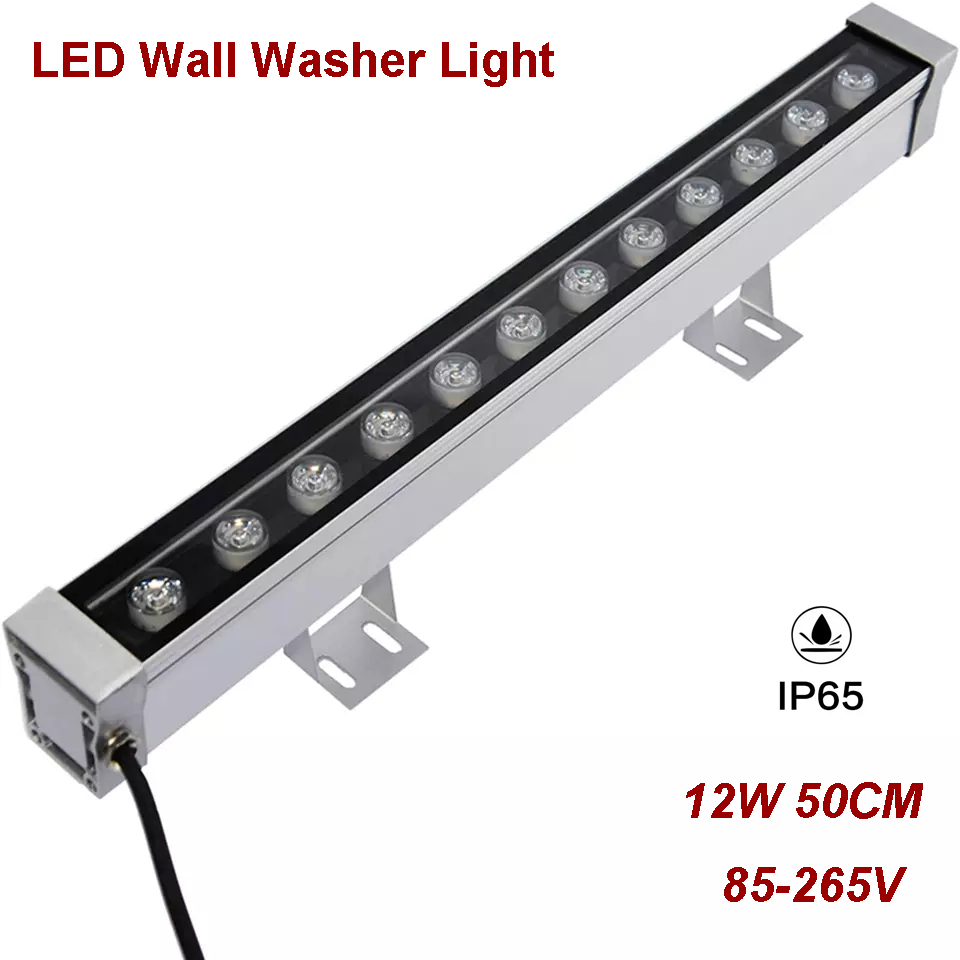 12w 50cm LED Wall Washer Light - Outdoor Lighting With Outlet reseña y precio
