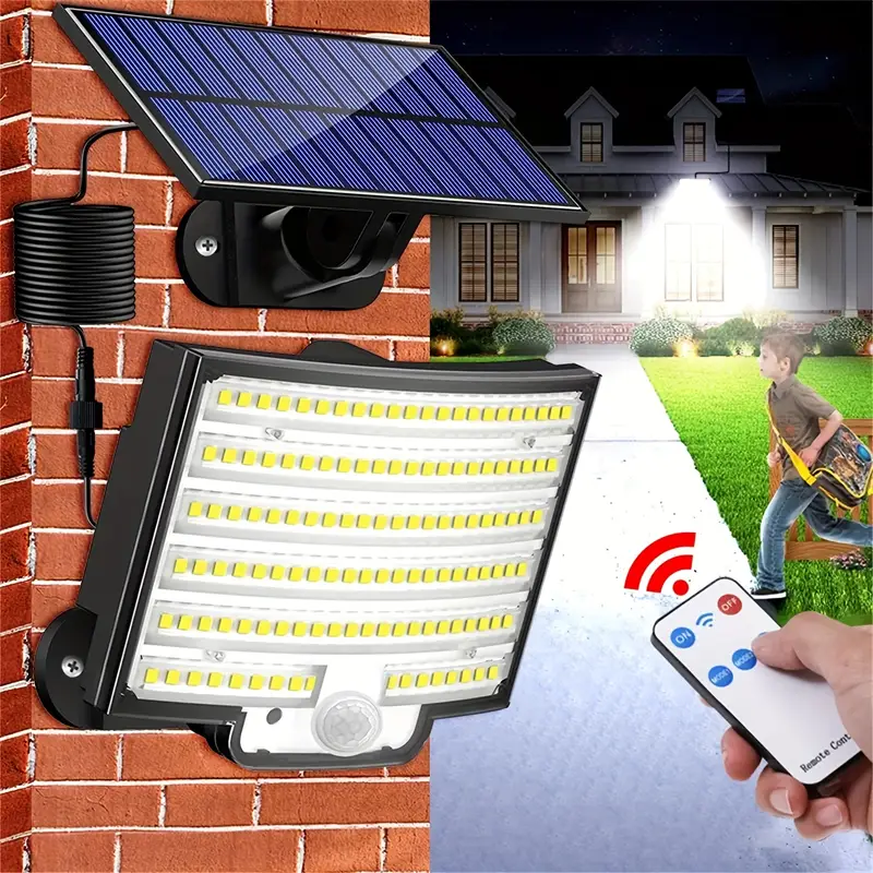252LEDs Solar Outdoor Street L - Outdoor Lighting Extension Cord reseña y precio