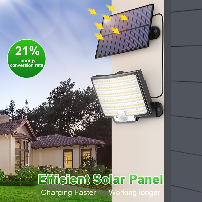 252LEDs Solar Outdoor Street L - Outdoor Lighting Extension Cord reseña y precio