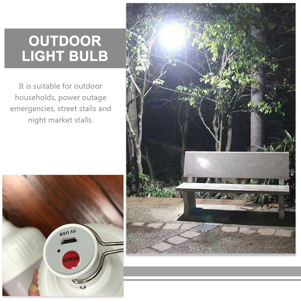 1 Set Of Usb Charge Bulb Recha - Outdoor Lighting Vendors reseña y precio