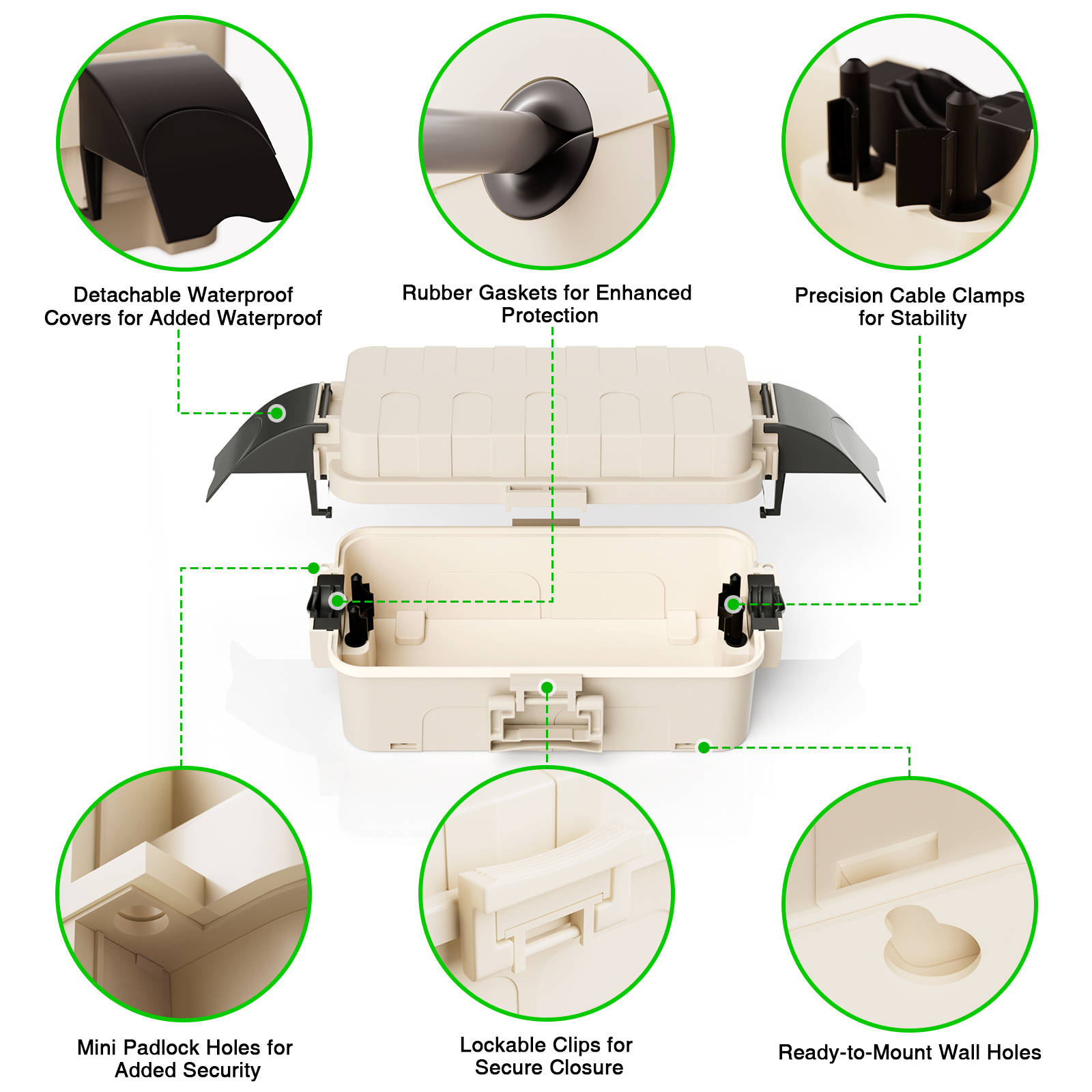 Small Outdoor Electrical Boxes - Outdoor Lighting Extension Cord reseña y precio