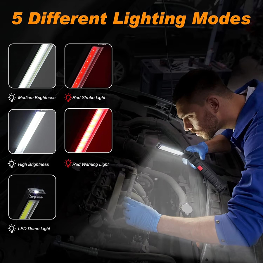Portable LED Flashlight with M - Outdoor Lighting B&Q reseña y precio