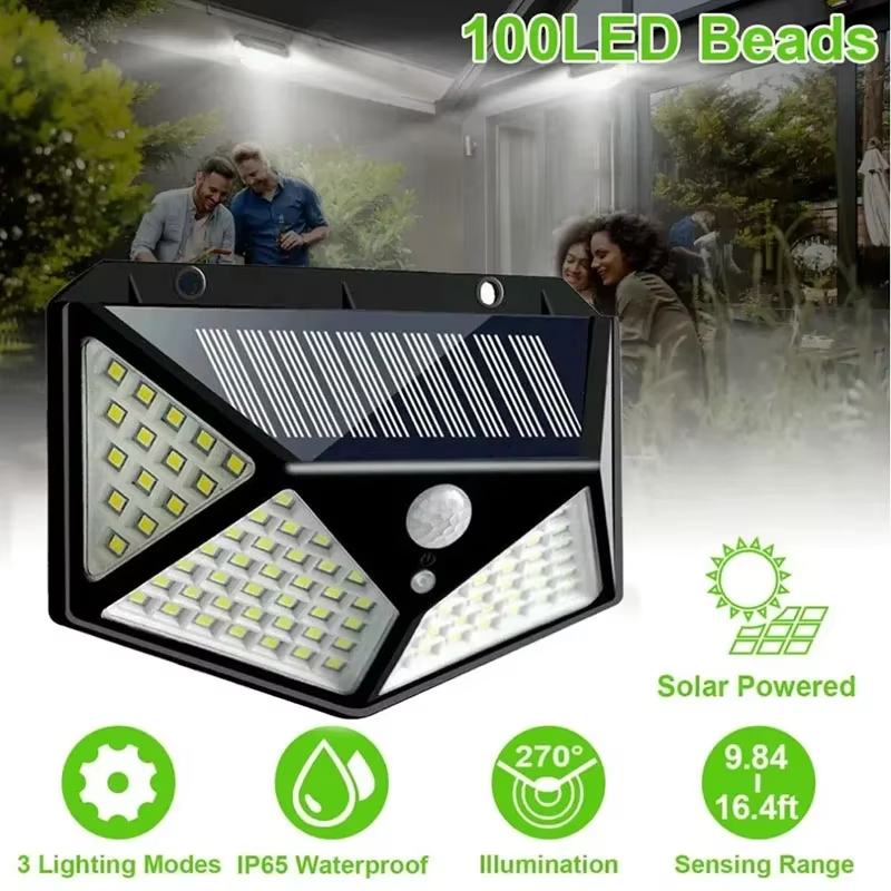 1/2/4PCS Motion Sensor Solar L - Outdoor Lighting With Outlet reseña y precio
