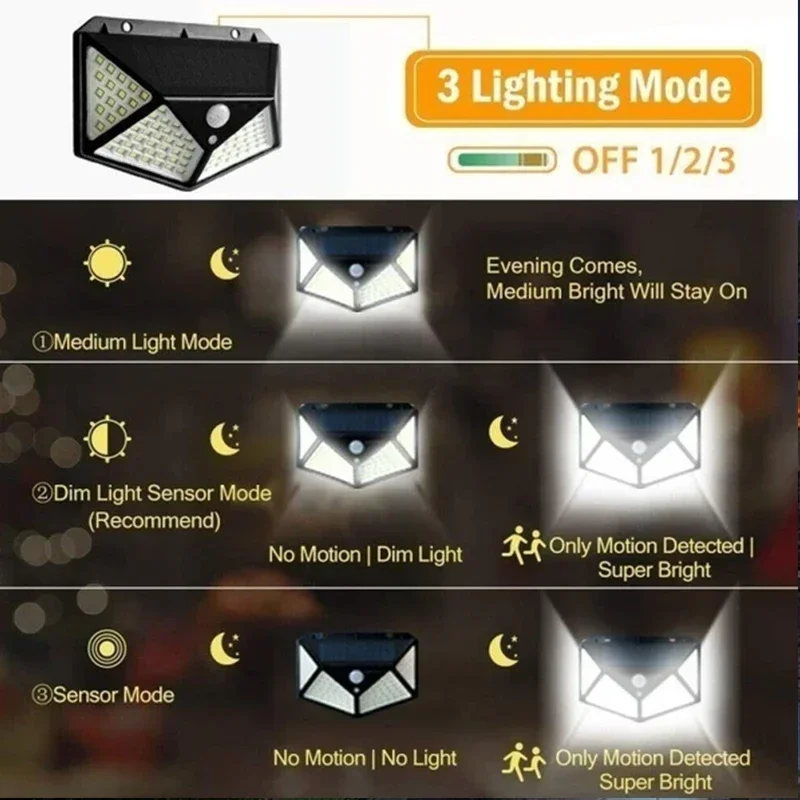 1/2/4PCS Motion Sensor Solar L - Outdoor Lighting With Outlet reseña y precio