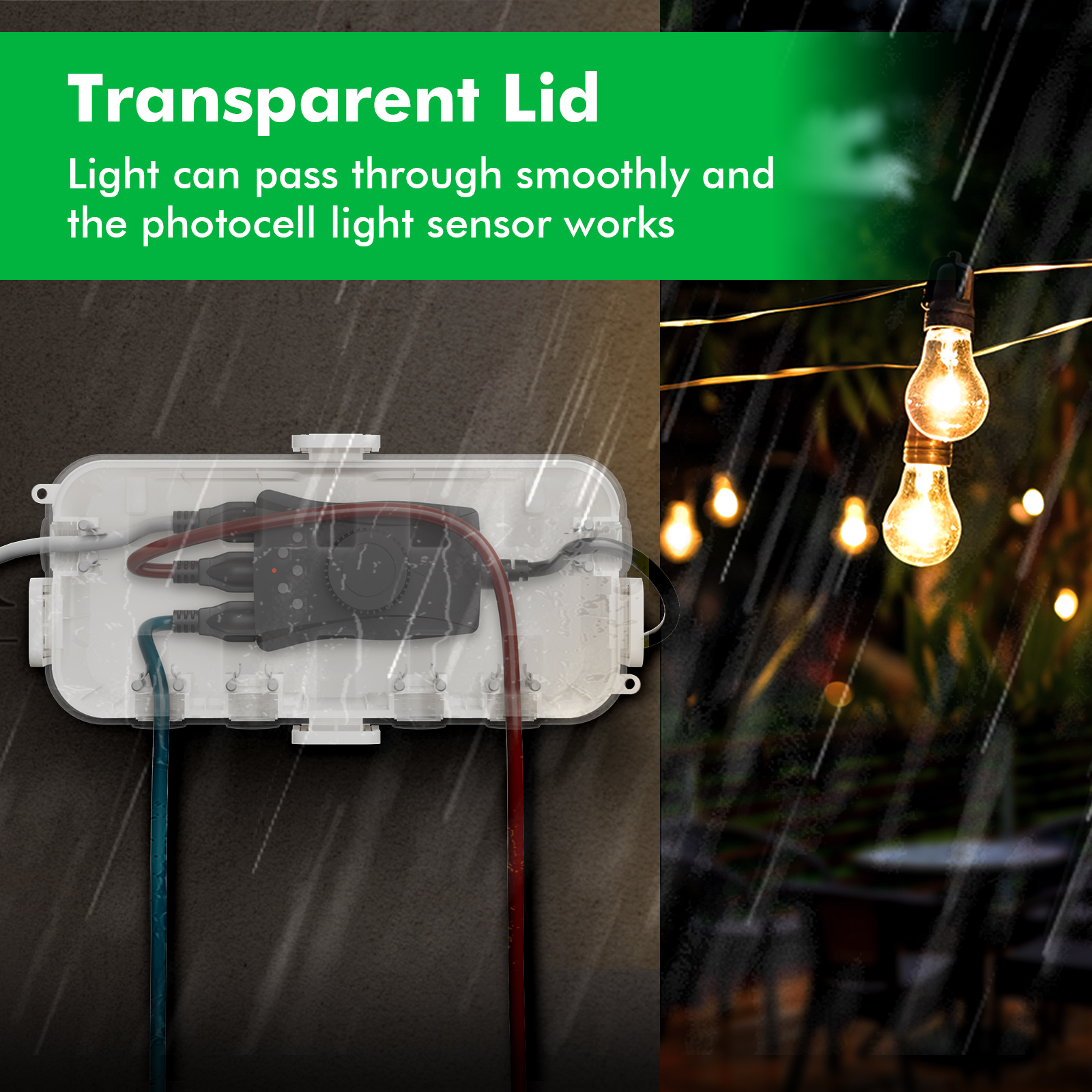 Waterproof Outdoor Electrical  - Outdoor Lighting Extension Cord reseña y precio