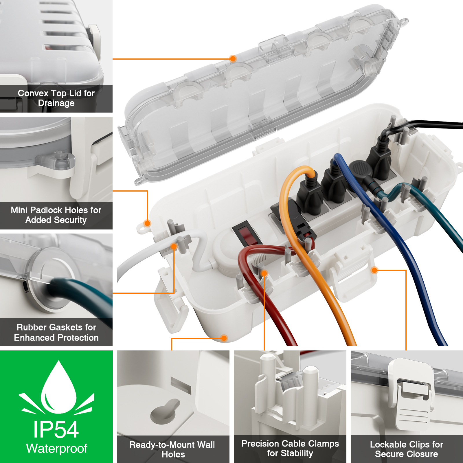 Waterproof Outdoor Electrical  - Outdoor Lighting Extension Cord reseña y precio