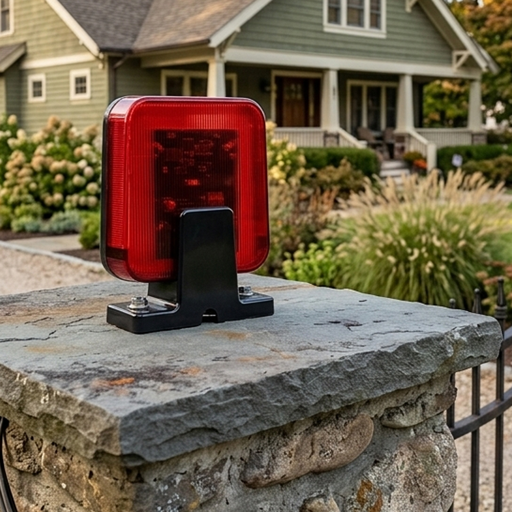 LED Wall Mount Emergency Strob - Outdoor Lighting With Outlet reseña y precio