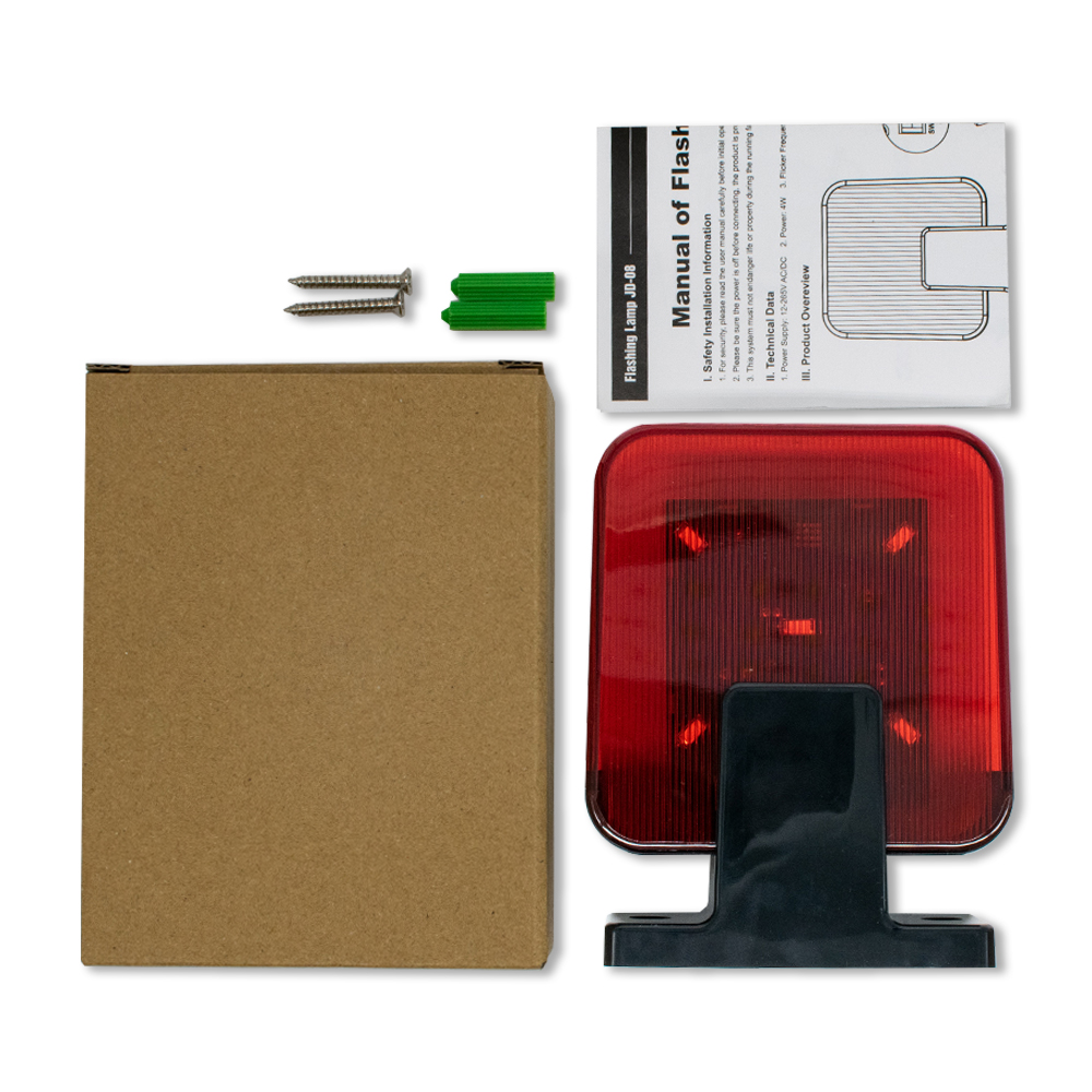 LED Wall Mount Emergency Strob - Outdoor Lighting With Outlet reseña y precio