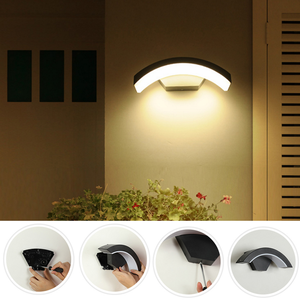9W RGBW Smart Outdoor Wall Lam - Outdoor Lighting Zigbee reseña y precio