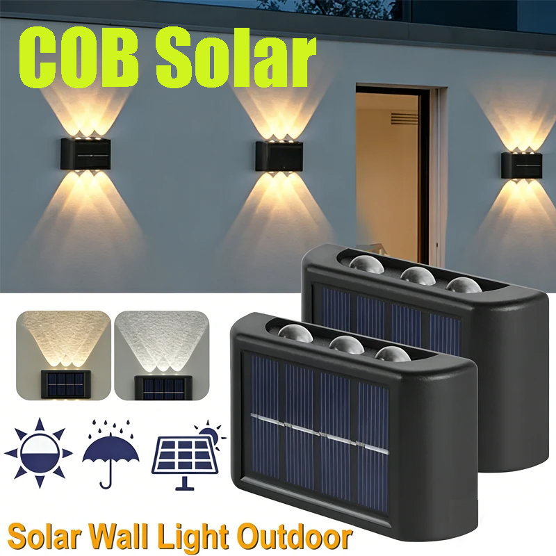 COB Solar Wall Lamp Outdoor Wa - Outdoor Lighting Lamps reseña y precio