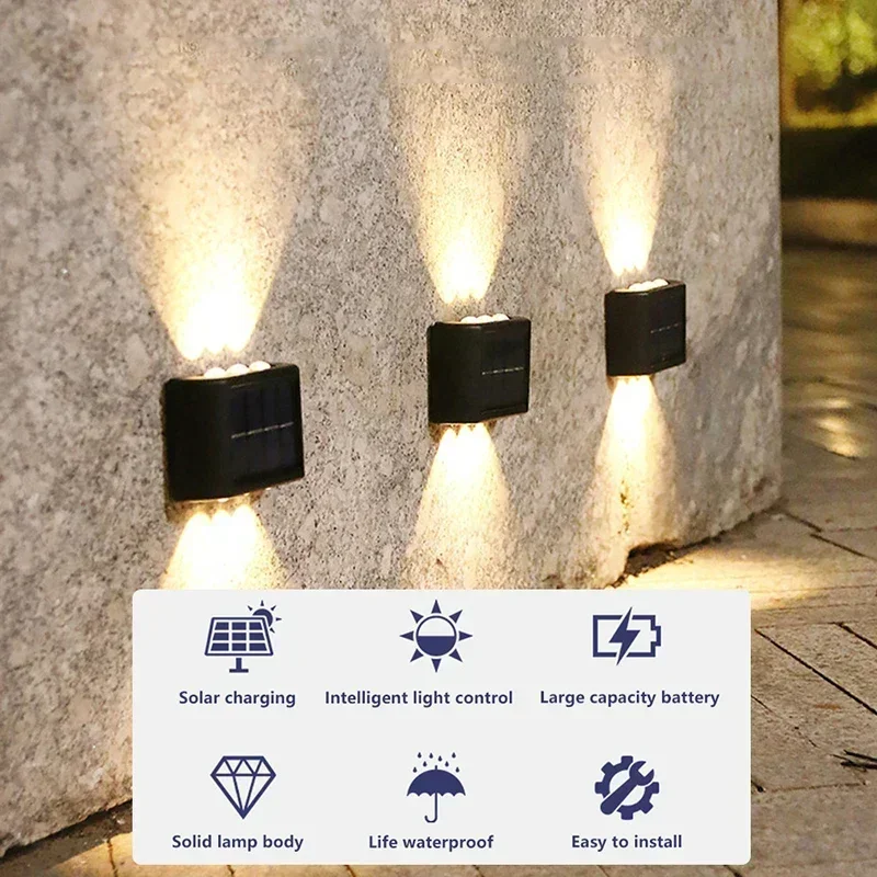 COB Solar Wall Lamp Outdoor Wa - Outdoor Lighting Lamps reseña y precio