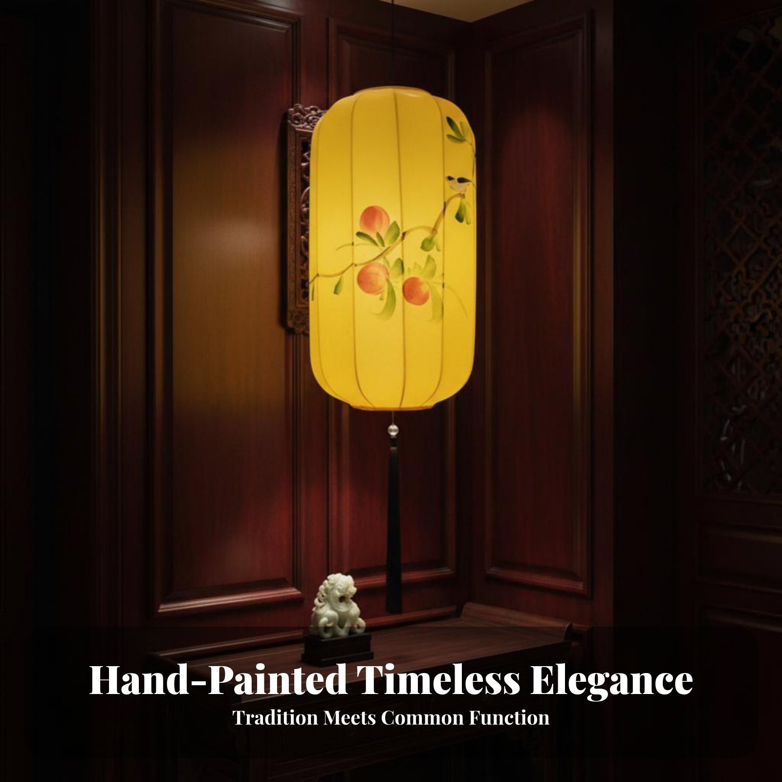 Hand-Painted Chinese Lantern,  - Outdoor Lighting Restaurant reseña y precio