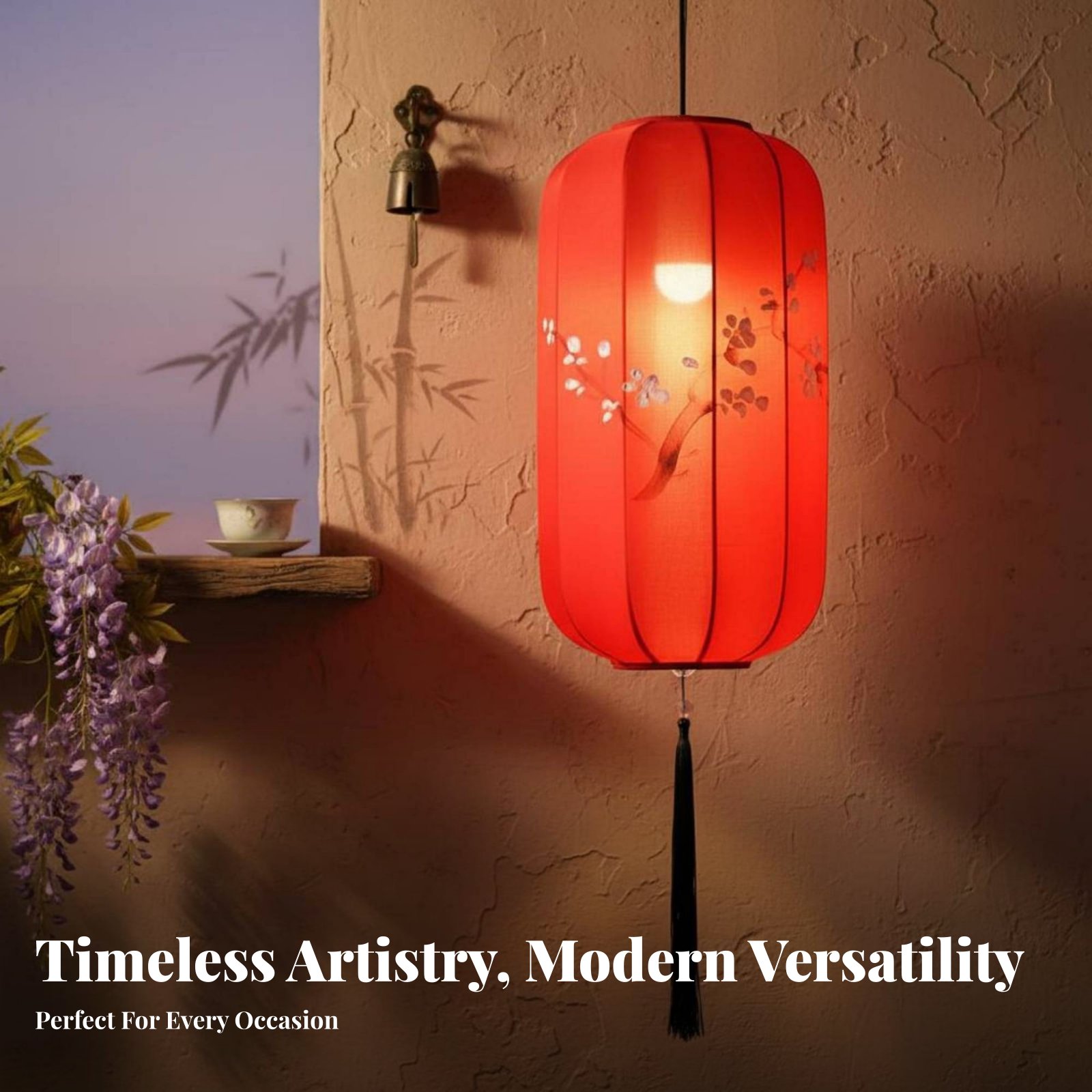 Hand-Painted Chinese Lantern,  - Outdoor Lighting Restaurant reseña y precio