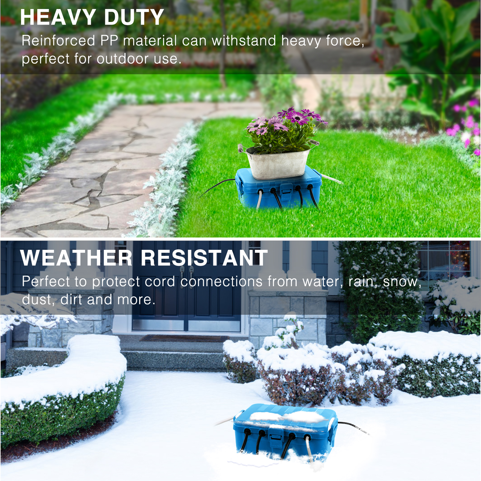 Large Extension Cord Cover Out - Outdoor Lighting Extension Cord reseña y precio