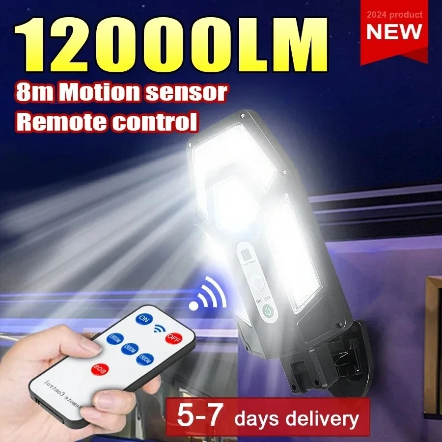 12000LM Powerful Solar Wall La - Outdoor Lighting With Outlet reseña y precio