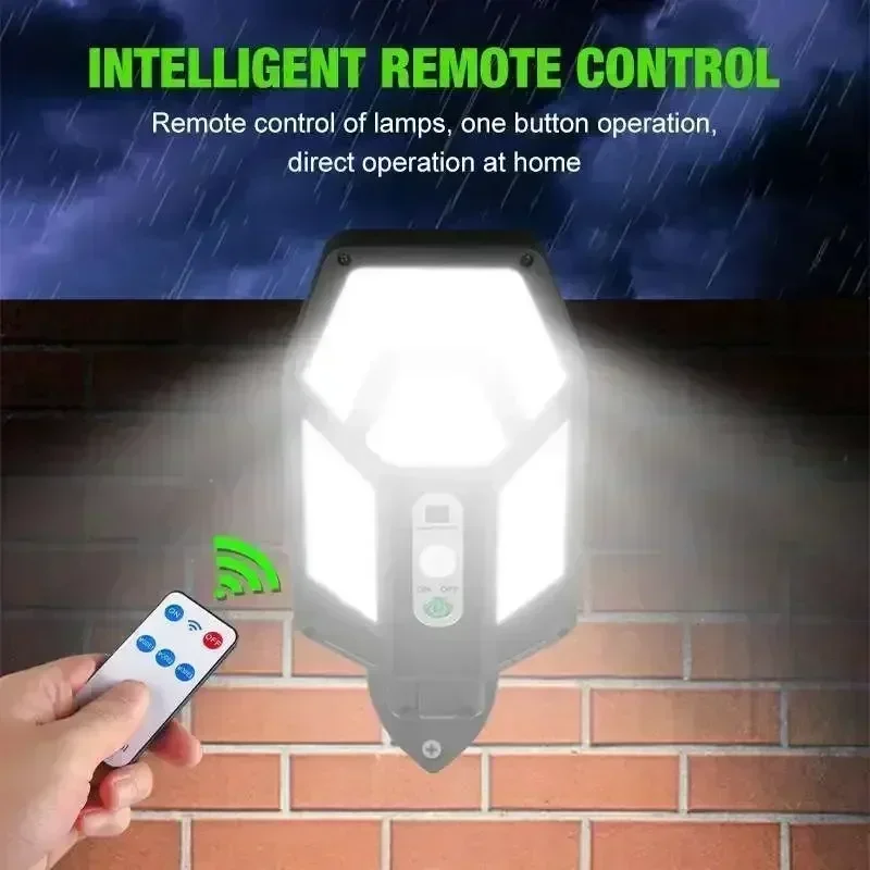 12000LM Powerful Solar Wall La - Outdoor Lighting With Outlet reseña y precio
