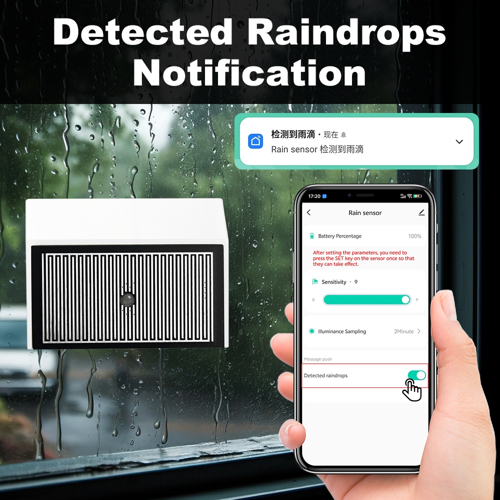 Smart Zigbee 2 in 1 Rain Senso - Outdoor Lighting Zigbee reseña y precio