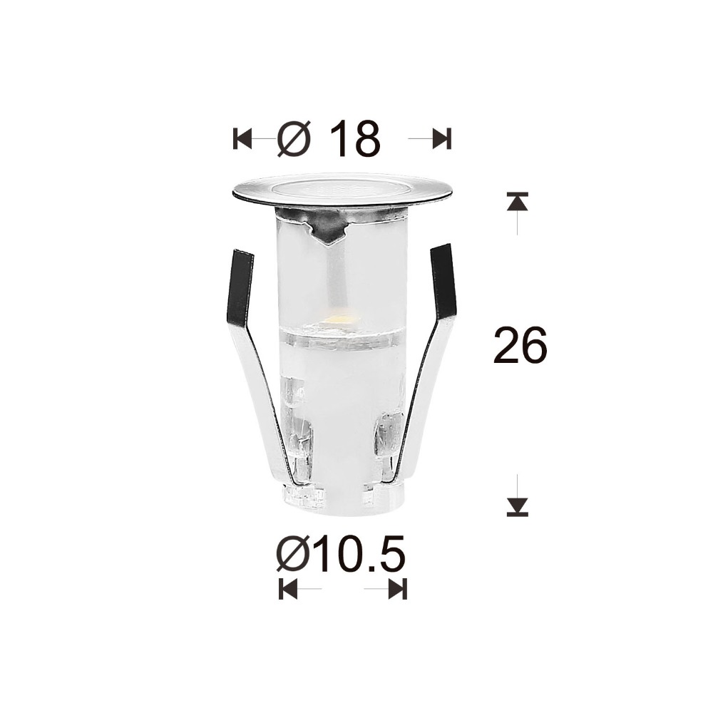 10PCS LED Mini Deck Light IP67 - Outdoor Lighting Under Deck reseña y precio