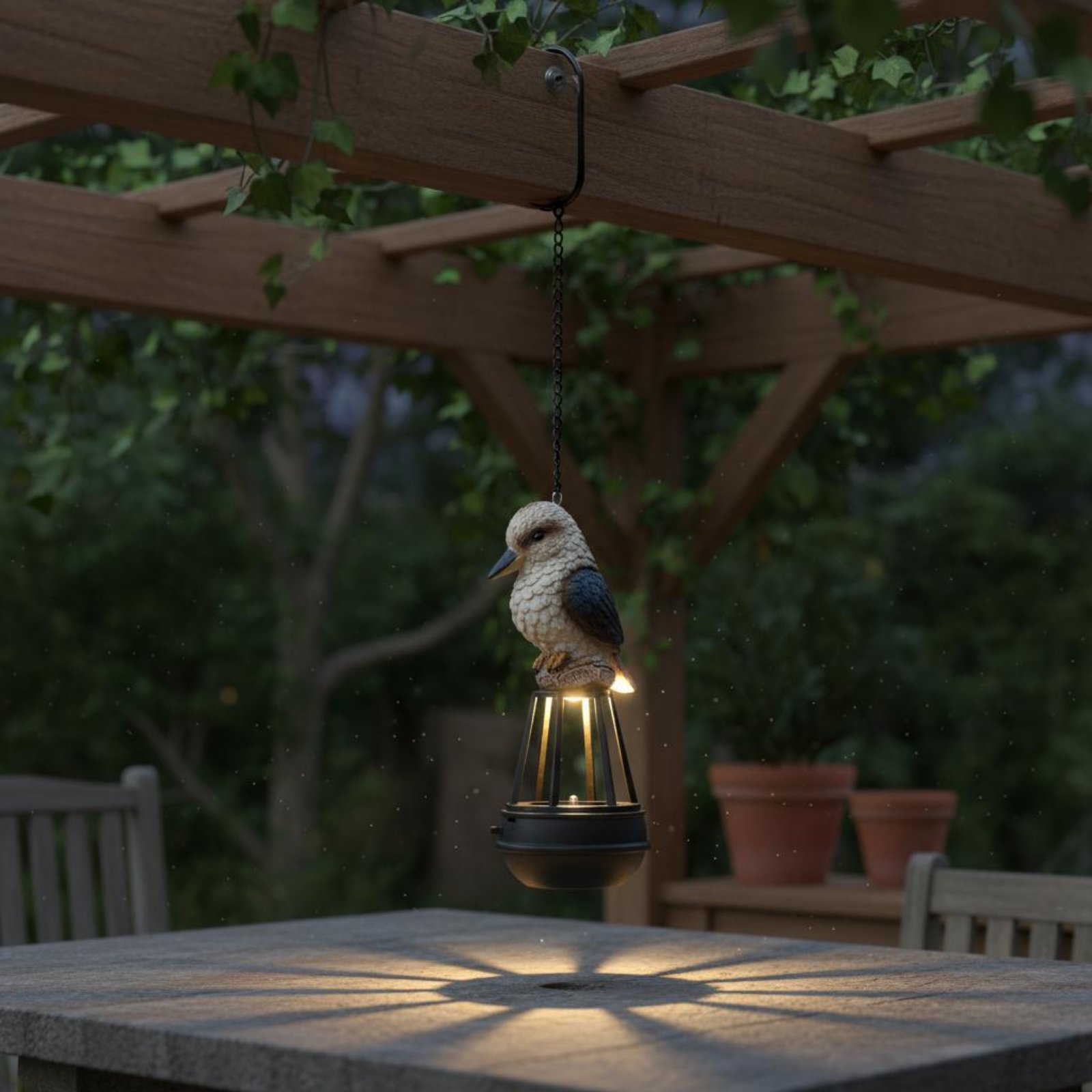 Solar Avian Hanging Lamp Weath - Outdoor Lighting Modern reseña y precio