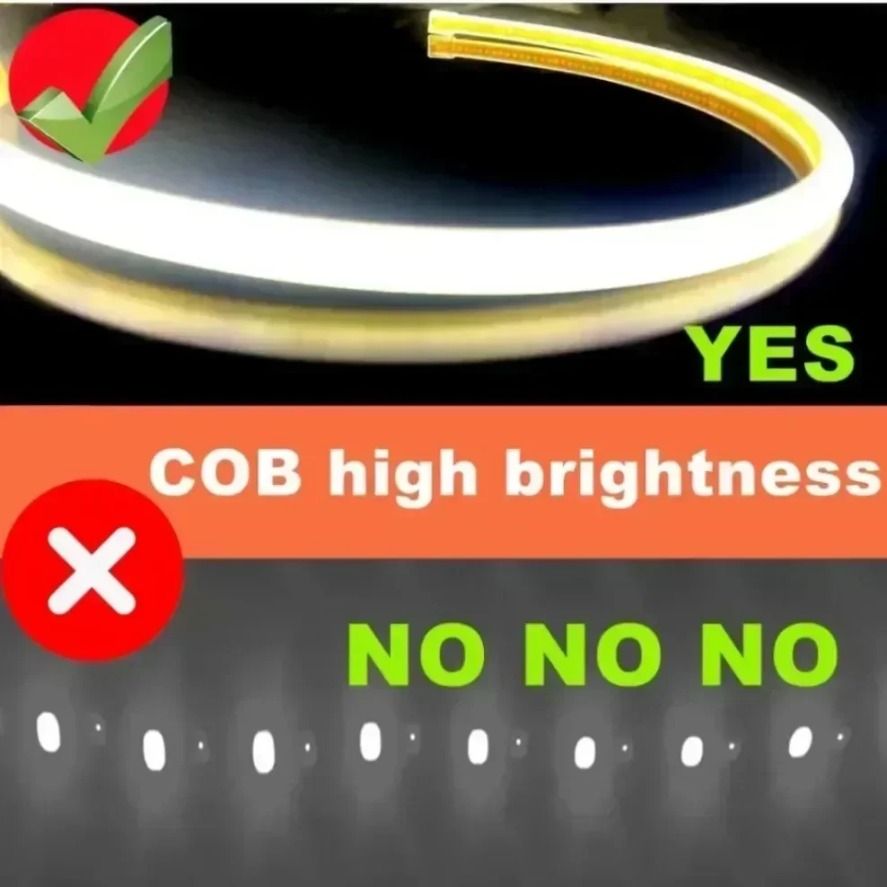 288LEDs/m COB LED Strip 220V D - Outdoor Lighting Restaurant reseña y precio