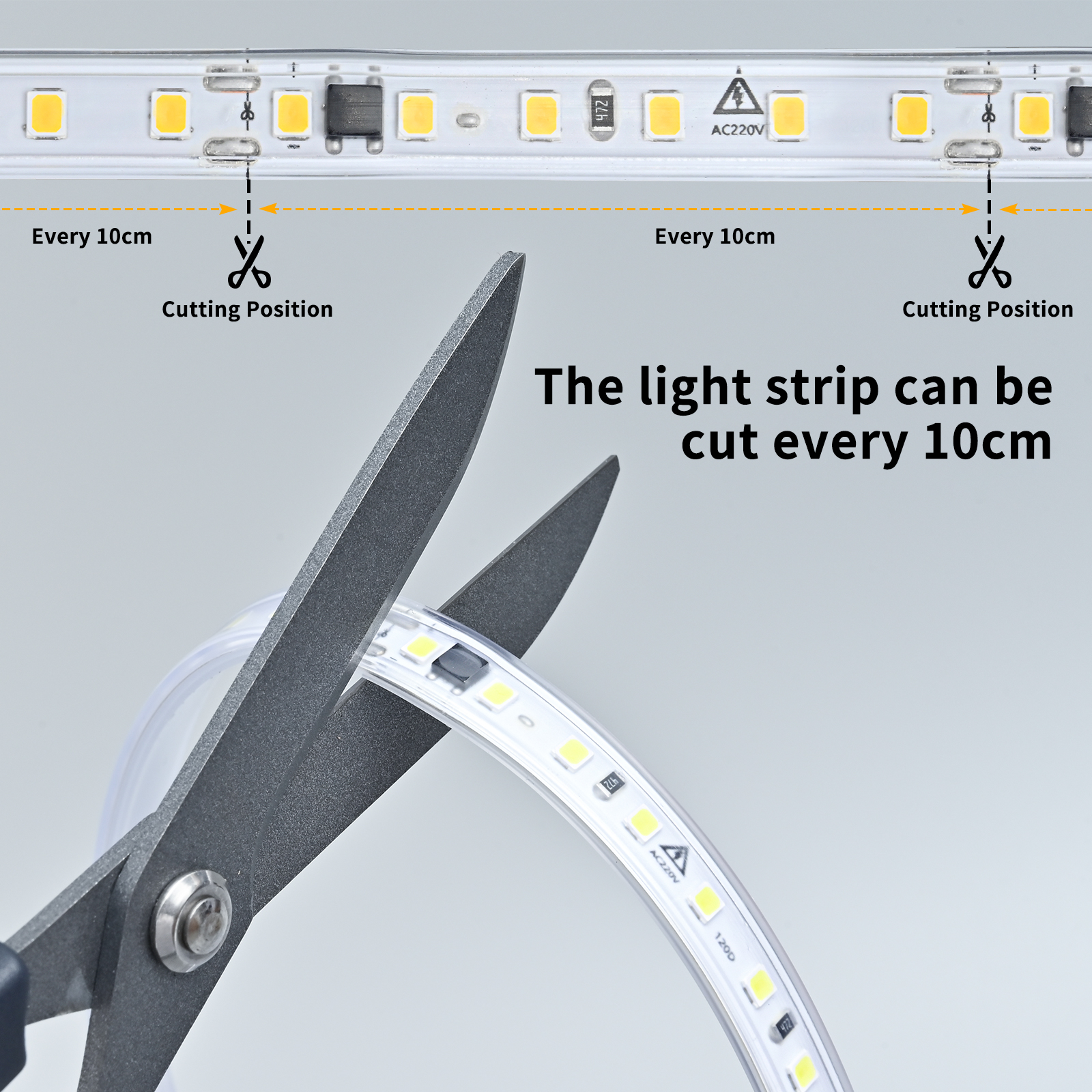 220V Waterproof LED Strip Ligh - Outdoor Lighting Restaurant reseña y precio