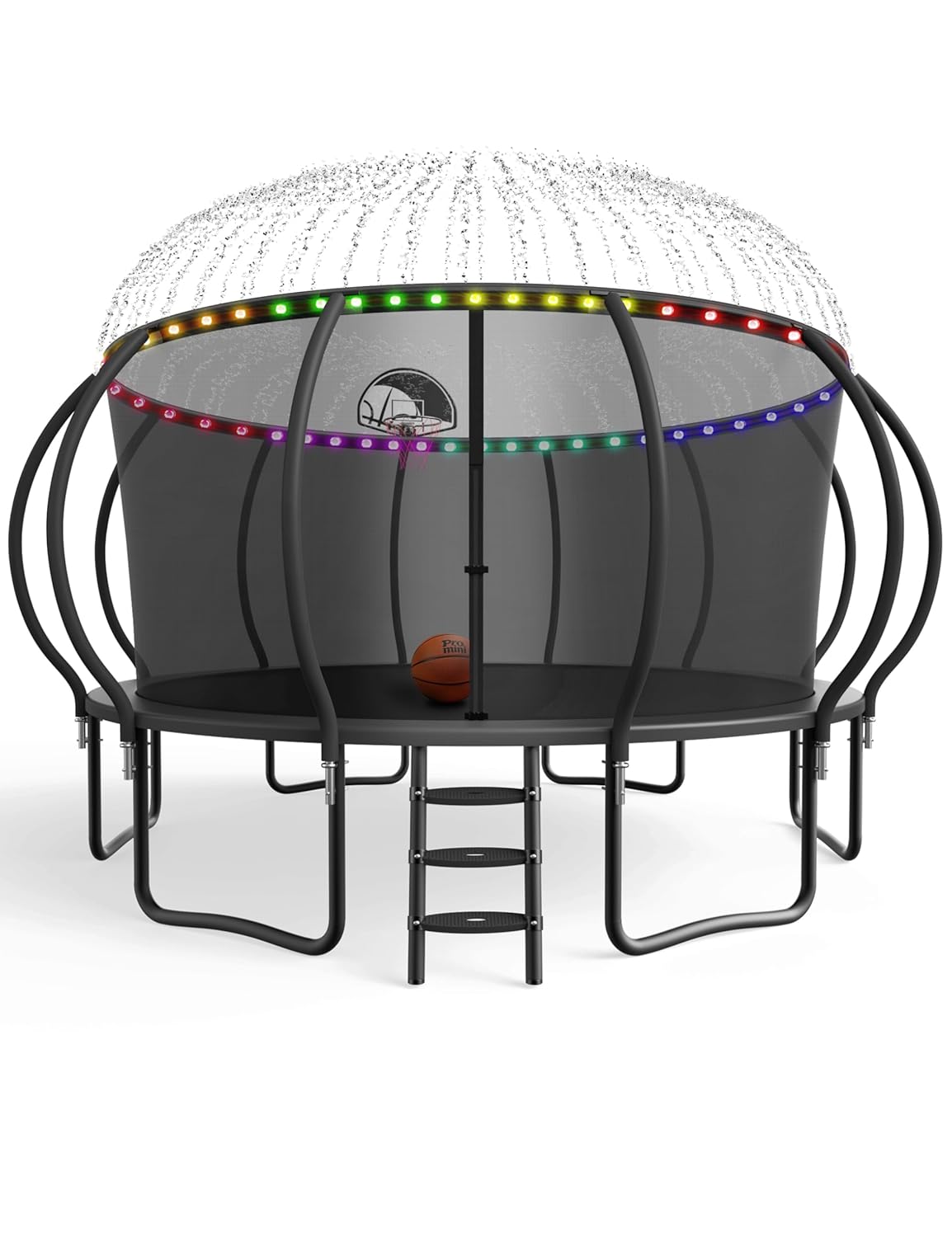 Large Outdoor Trampoline with  - Outdoor Lighting Modern reseña y precio
