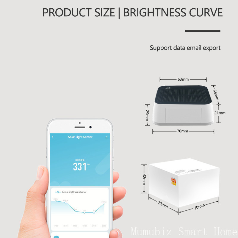 Tuya Zigbee Solar Light Sensor - Outdoor Lighting Zigbee reseña y precio