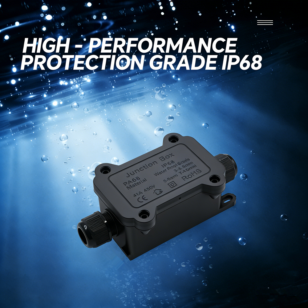 IP68 Waterproof Junction Box 2 - Outdoor Lighting Extension Cord reseña y precio