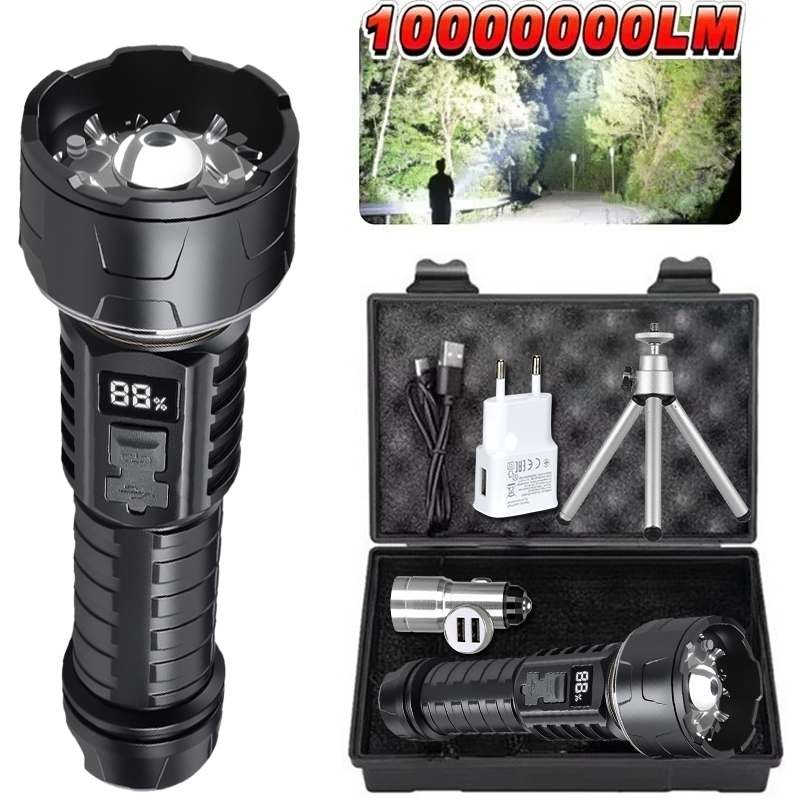 COB LED Flashlight Rechargeabl - Outdoor Lighting Lowes reseña y precio