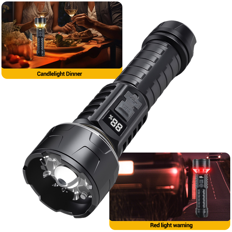COB LED Flashlight Rechargeabl - Outdoor Lighting Lowes reseña y precio