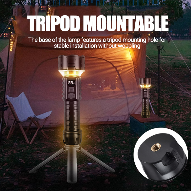 COB LED Flashlight Rechargeabl - Outdoor Lighting Lowes reseña y precio