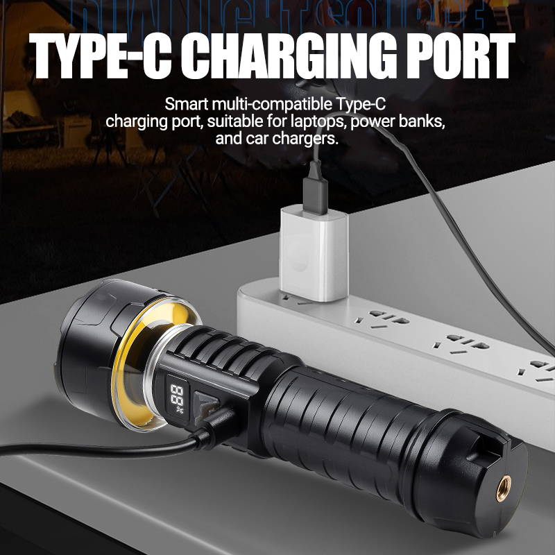 COB LED Flashlight Rechargeabl - Outdoor Lighting Lowes reseña y precio