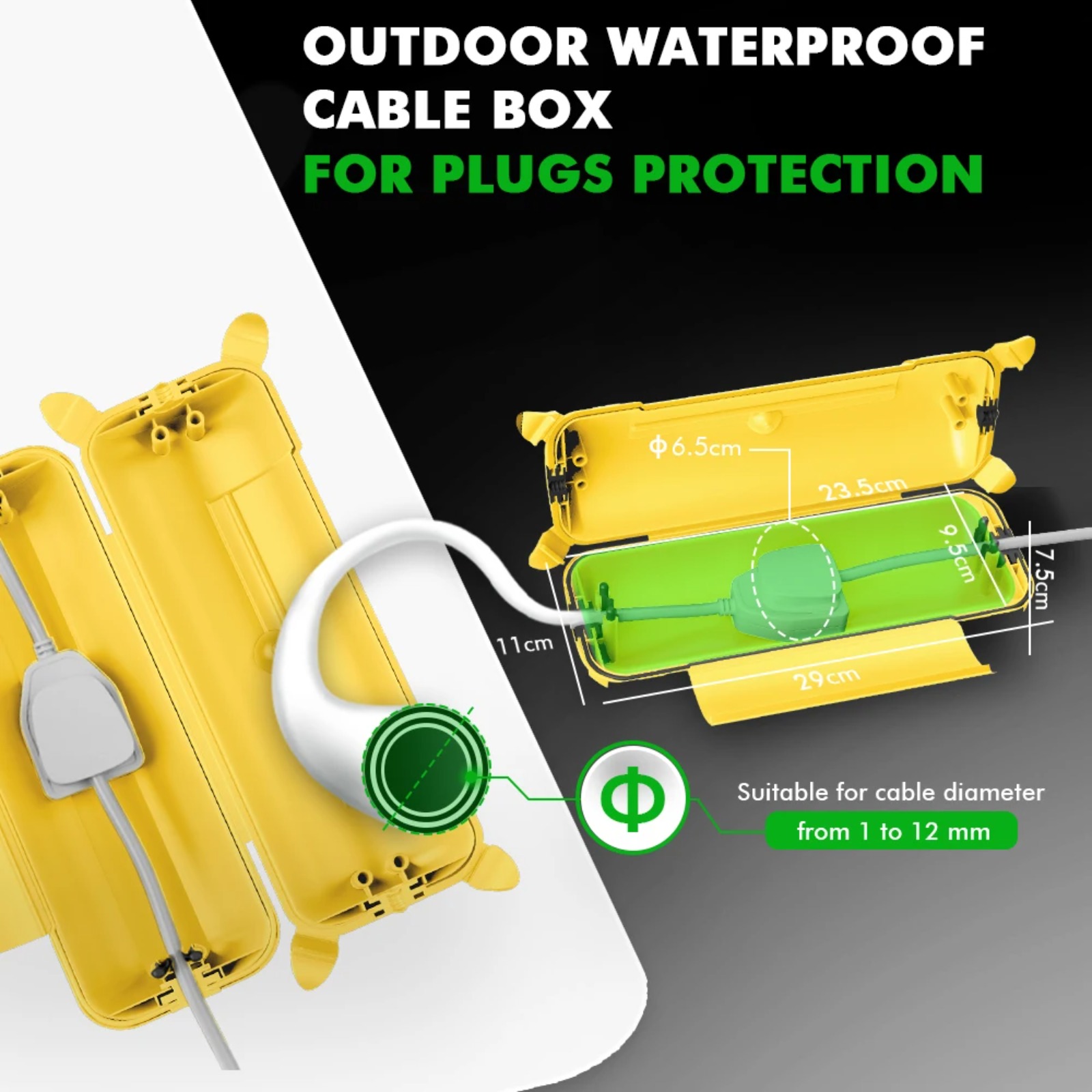 IP44 Outdoor Extension Cord Co - Outdoor Lighting Extension Cord reseña y precio