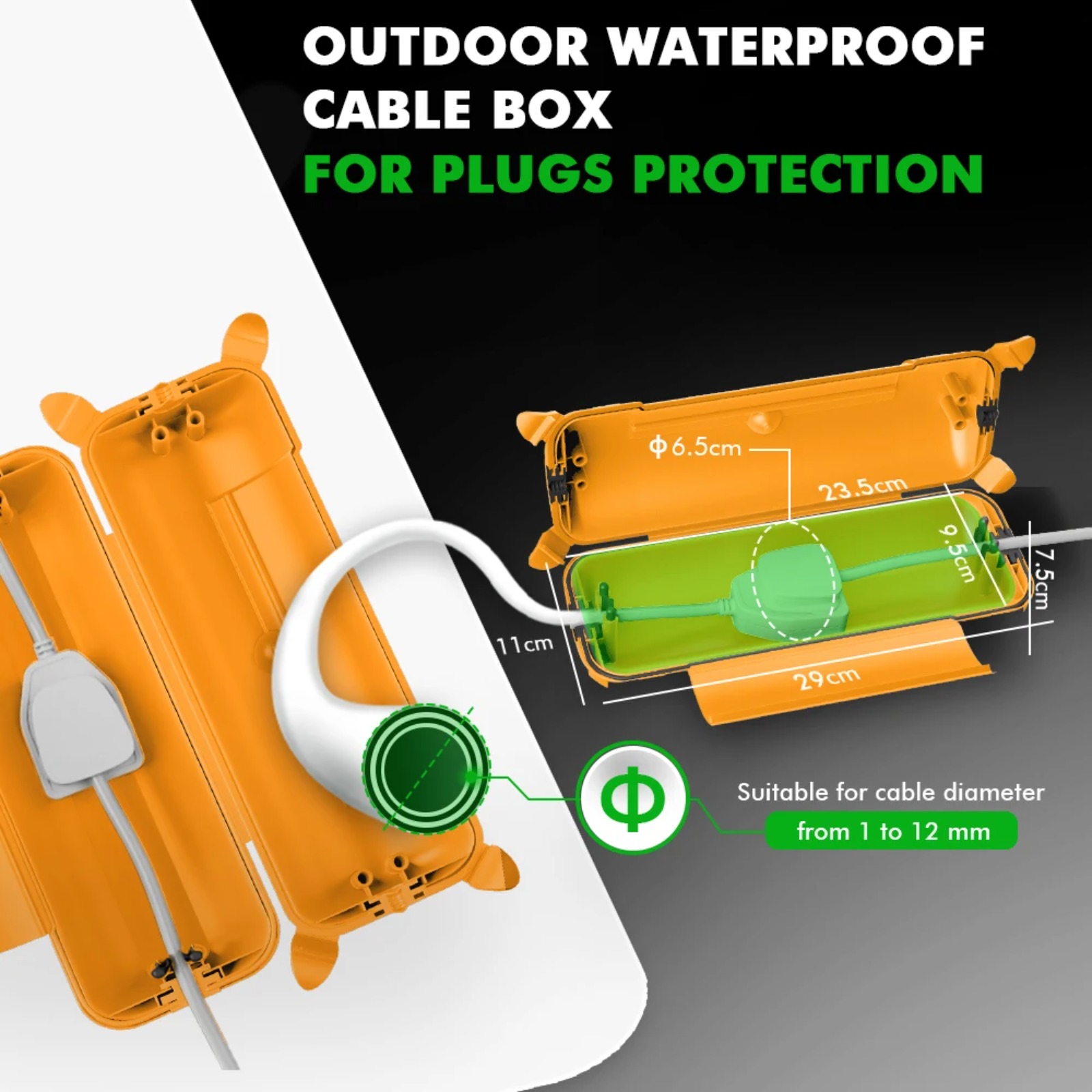 IP44 Outdoor Extension Cord Co - Outdoor Lighting Extension Cord reseña y precio