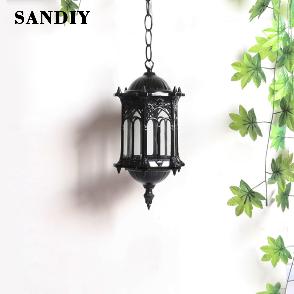 SANDIY Outdoor Pendant Lamp Re - Outdoor Lighting Restaurant reseña y precio