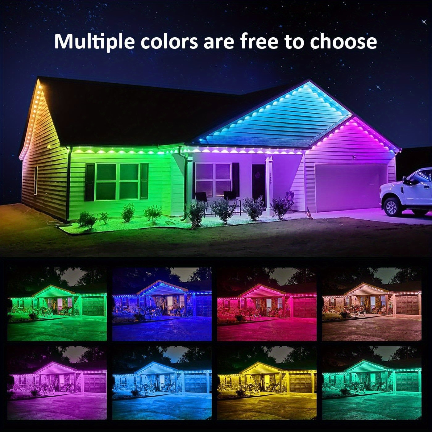 Permanent Outdoor Lights, RGB  - Solar Path Light reseña y precio