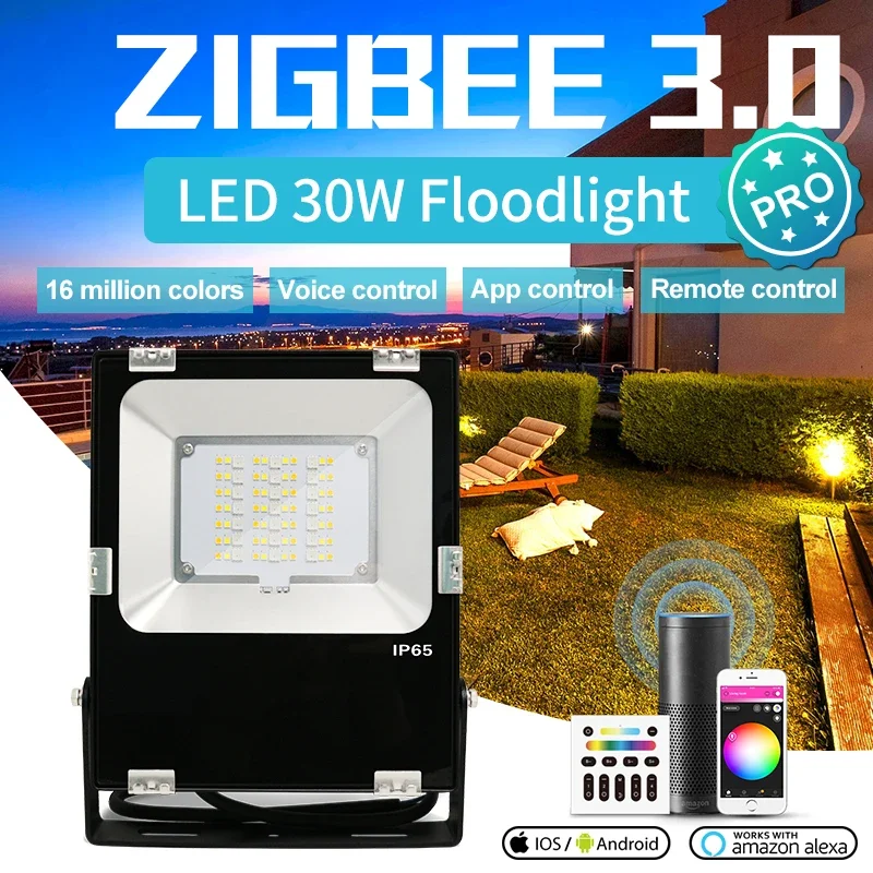 GLEDOPTO Zigbee 3.0 Flood Ligh - Outdoor Lighting Zigbee reseña y precio