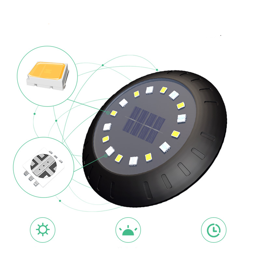 8LEDs Solar Powered Under Grou - Outdoor Lighting Under Deck reseña y precio
