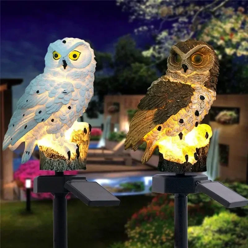 Solar Owl Statue Garden Light  - Outdoor Lighting B&Q reseña y precio